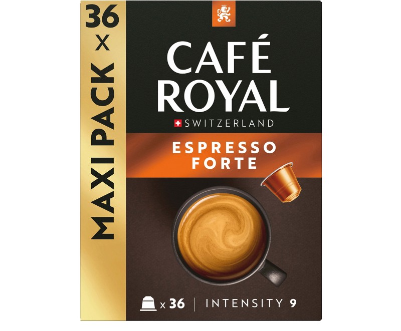 CAFÉ ROYAL Kaffee Nespresso* Kapseln Espresso Forte 36 Stück à 5.2 g