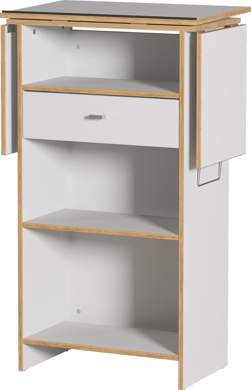 GERMANIA Rednerpult Weiß 650 x 370 x 1.300 mm