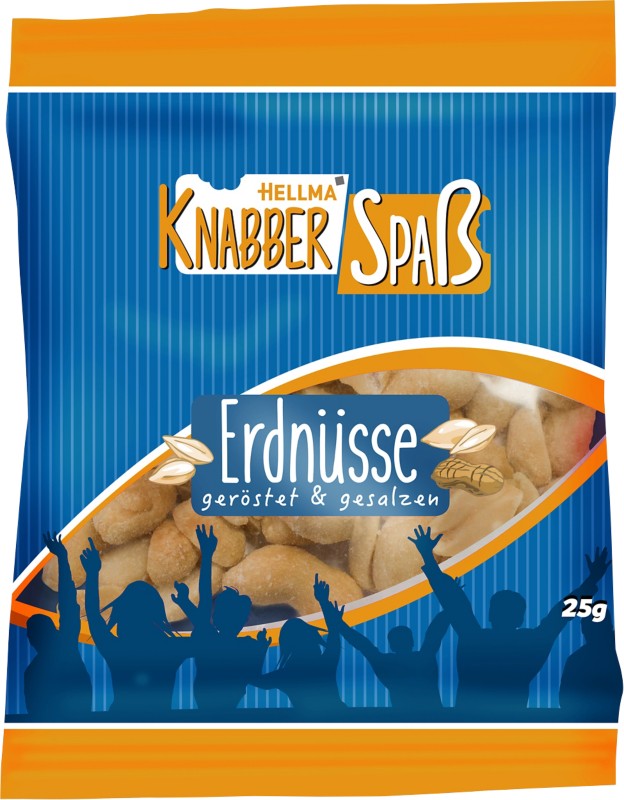 Thumbnail - Hellma Geröstete Erdnüssse 100 Stück à 25 g