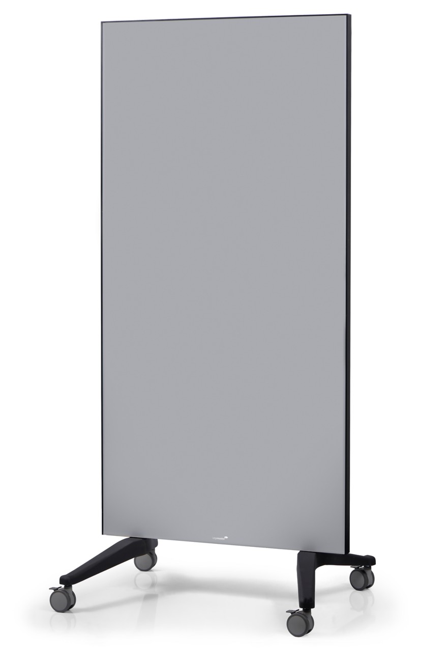 Legamaster Mobile Schutzscheibe Glasboard Magnetisch Grau 90 x 175 cm