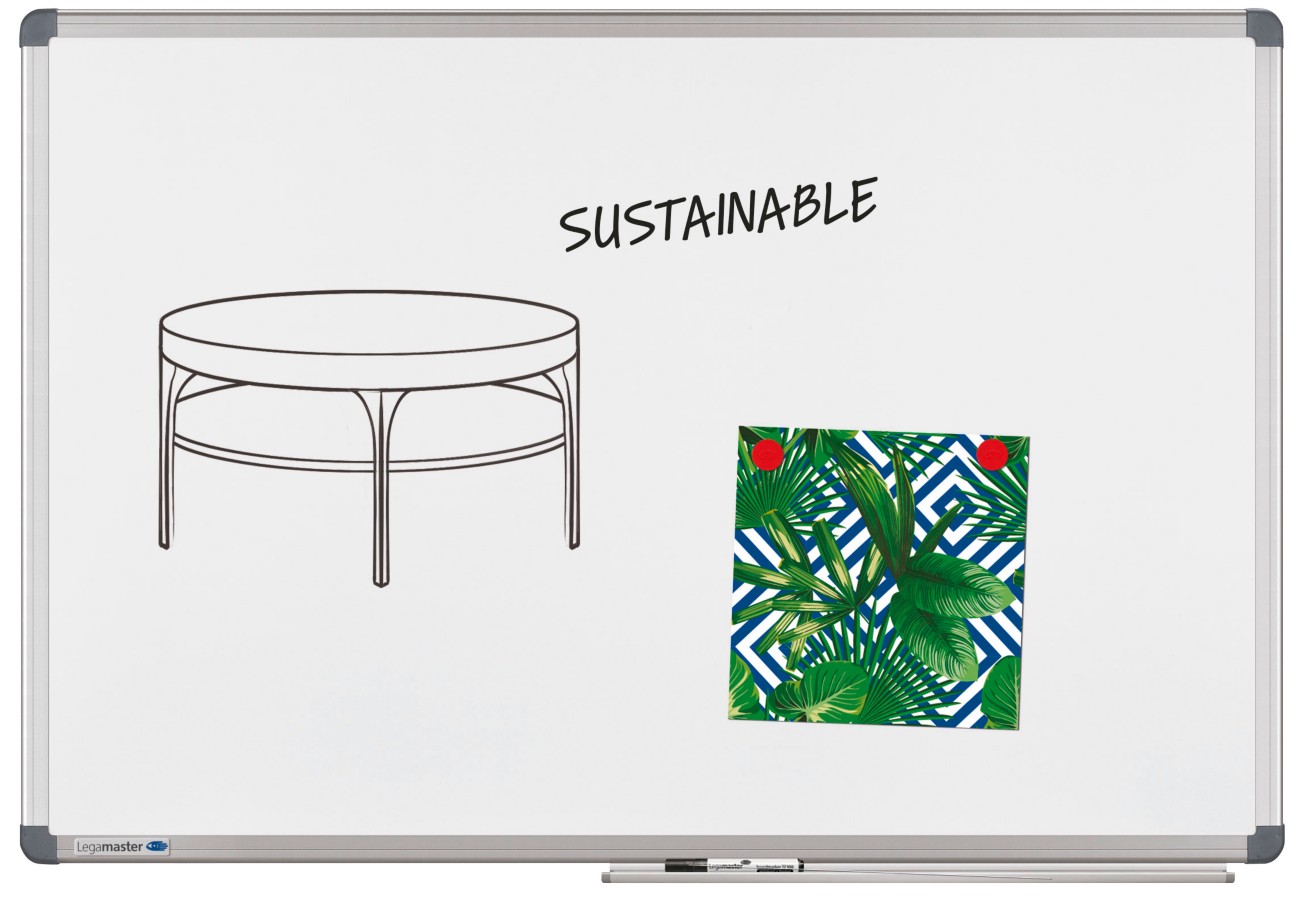 Legamaster Universal Whiteboard, lackierte Stahloberflächemagnetisch, 180 x 120 cm