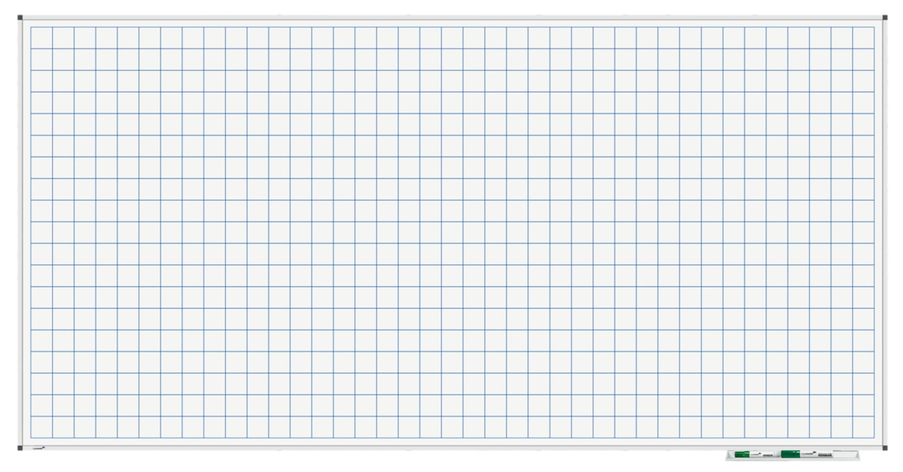 Legamaster Rastertafel Premium, magnetisch, 200 x 100 cm
