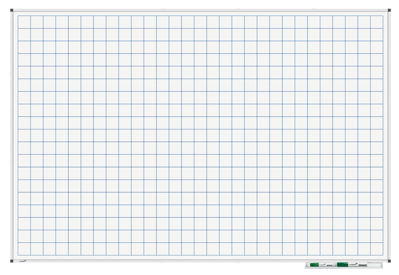 Legamaster Rastertafel Premium, magnetisch, 150 x 100 cm