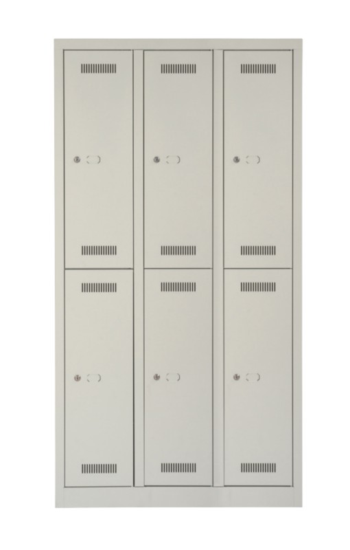 Bisley MonoBloc Aktenschrank 2 Türen 1.200 x 500 x 1.700 mm Weiß