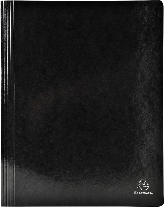 Thumbnail - Exacompta Iderama Schnellhefter DIN A4 Schwarz Beschichteter Karton 355 g/m² 25 Stück