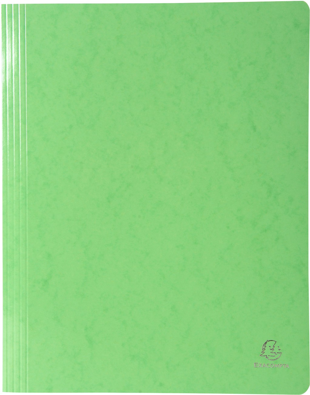 Exacompta Iderama Flat Bar Folder 380805B Glossy Coated Card 24 (W) X 32 (H) Cm Anise Green 2 Packs Of 5