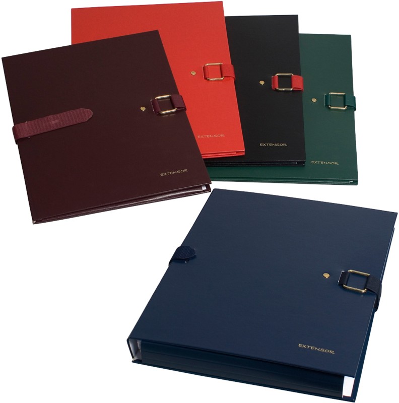 Exacompta Expanding Folders 22090E A4 Assorted Balacron 24X32 Cm Pack Of 10