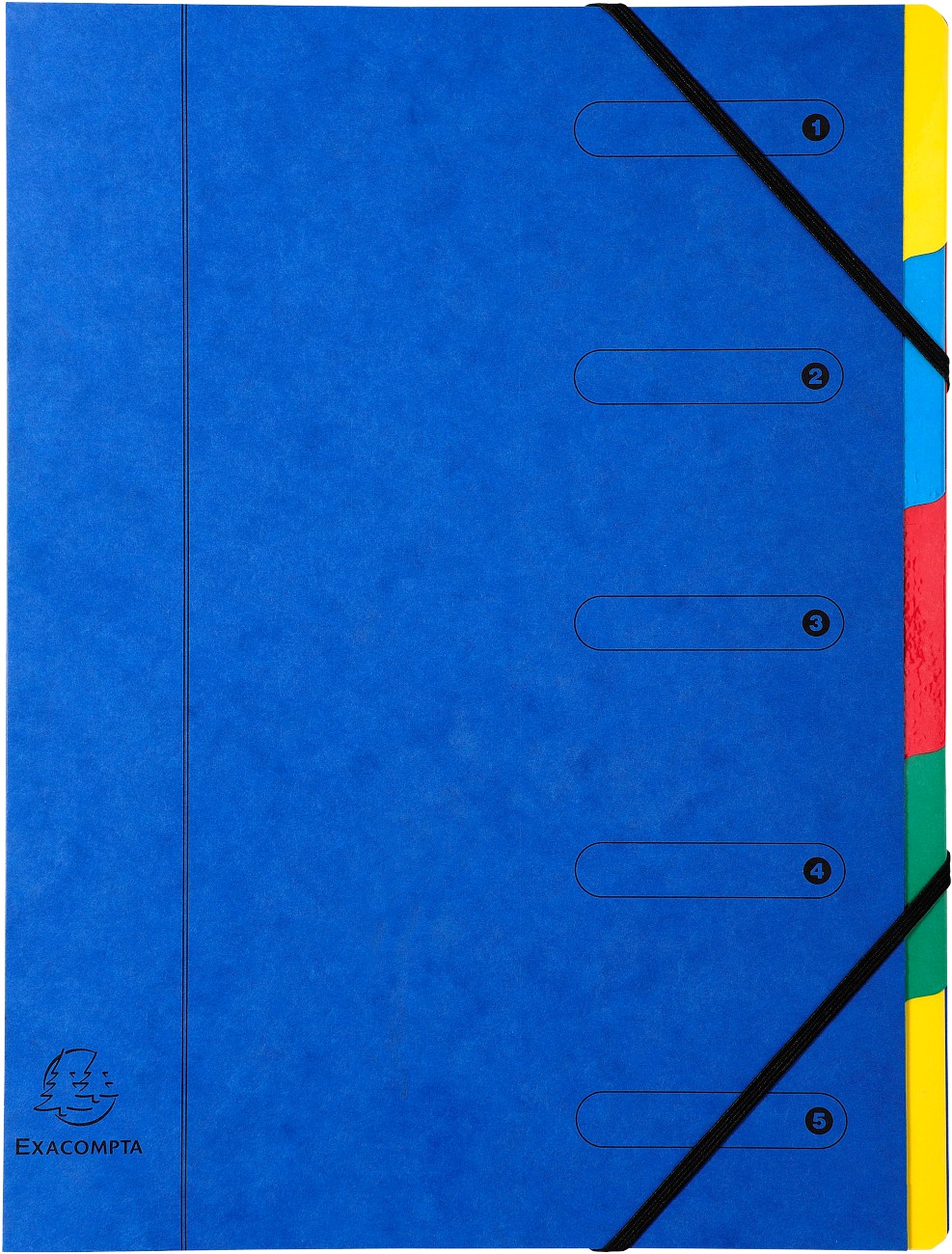 Thumbnail - Exacompta Ordnungsmappe 5205E DIN A4 Farbig Sortiert Pressspankarton 24,5 x 32 cm 8 Stück