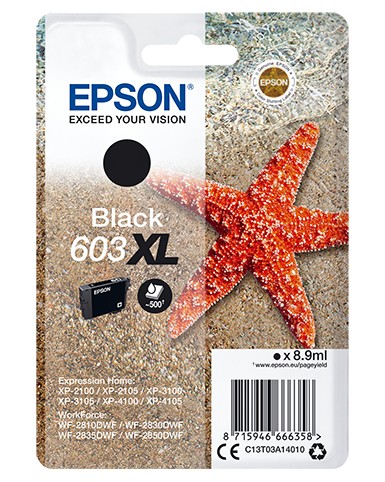 Epson 603XL Starfish Ink Cartridge High Yield Black C13T03A14010 - Image 17