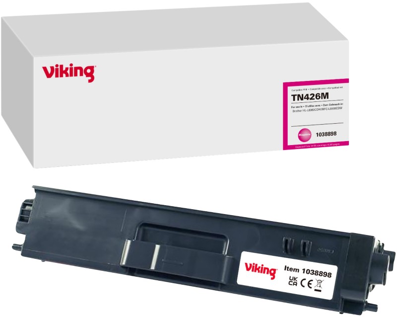 Viking TN-426M Kompatibel Brother Tonerkartusche Magenta