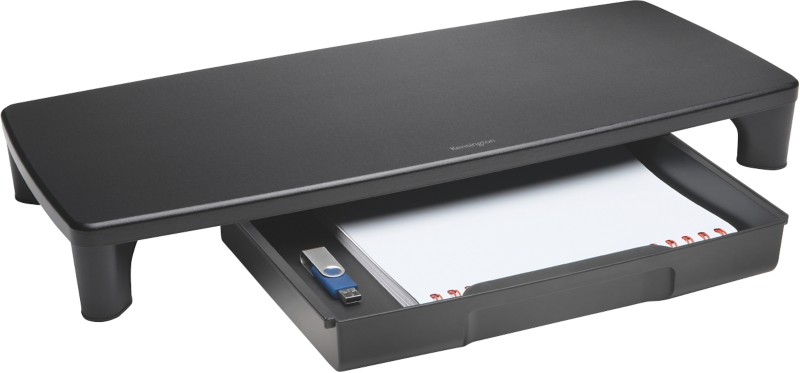 Thumbnail - Kensington SmartFit K55725EU Monitorständer mit Schublade Höhenverstellbar 30 " 550 x 240 x 130 mm Schwarz
