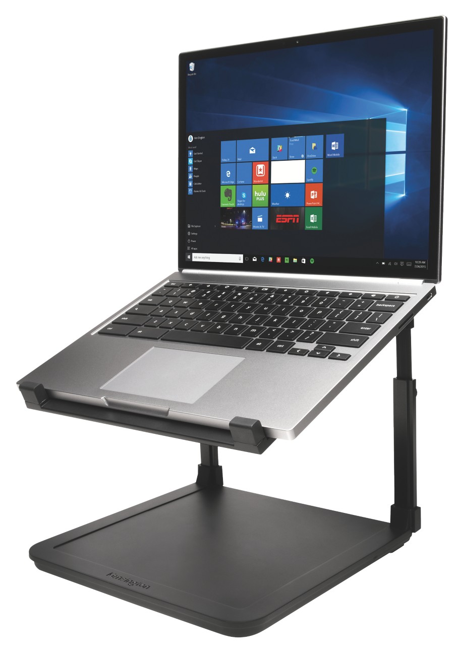 Kensington Smartfit Ergonomic Laptop Riser K52783ww Anti-Skid Tilt Design Up To 15.6” Black