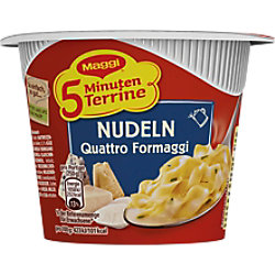 Nestlé Maggi 5 Minuten Terrine Nudeltopf Quattro Formaggi 8 Stück 3161088003