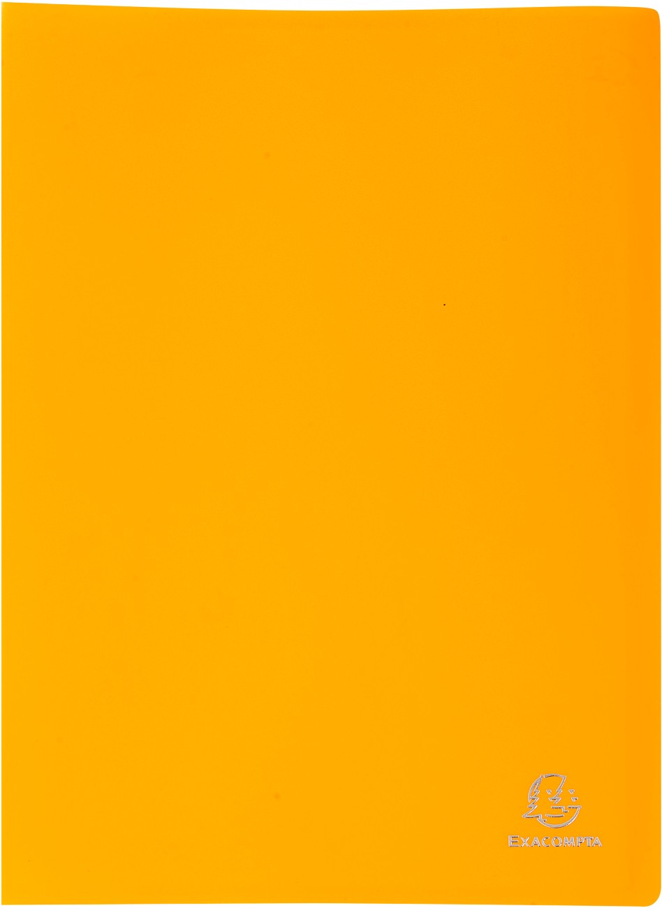 Exacompta 8 display books Opak A4 100 pockets anti-glare yellow - Image 2