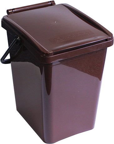 Slingsby Waste Bin 10 L Brown Plastic