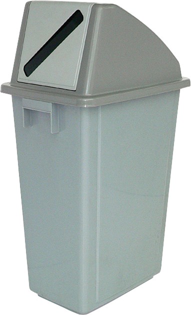 Slingsby Waste Bin 60 L Grey Plastic