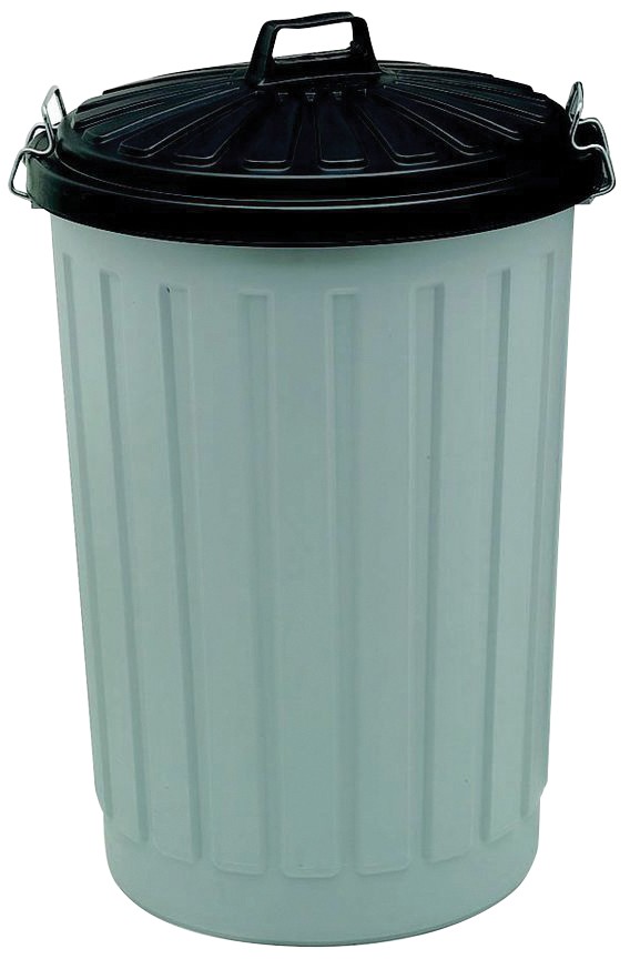 Slingsby Waste Bin 90 L Grey Pe (Polyethylene) 392567