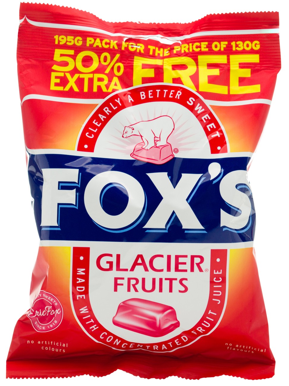 Fox's Sweets Glacier's Fruit 195G