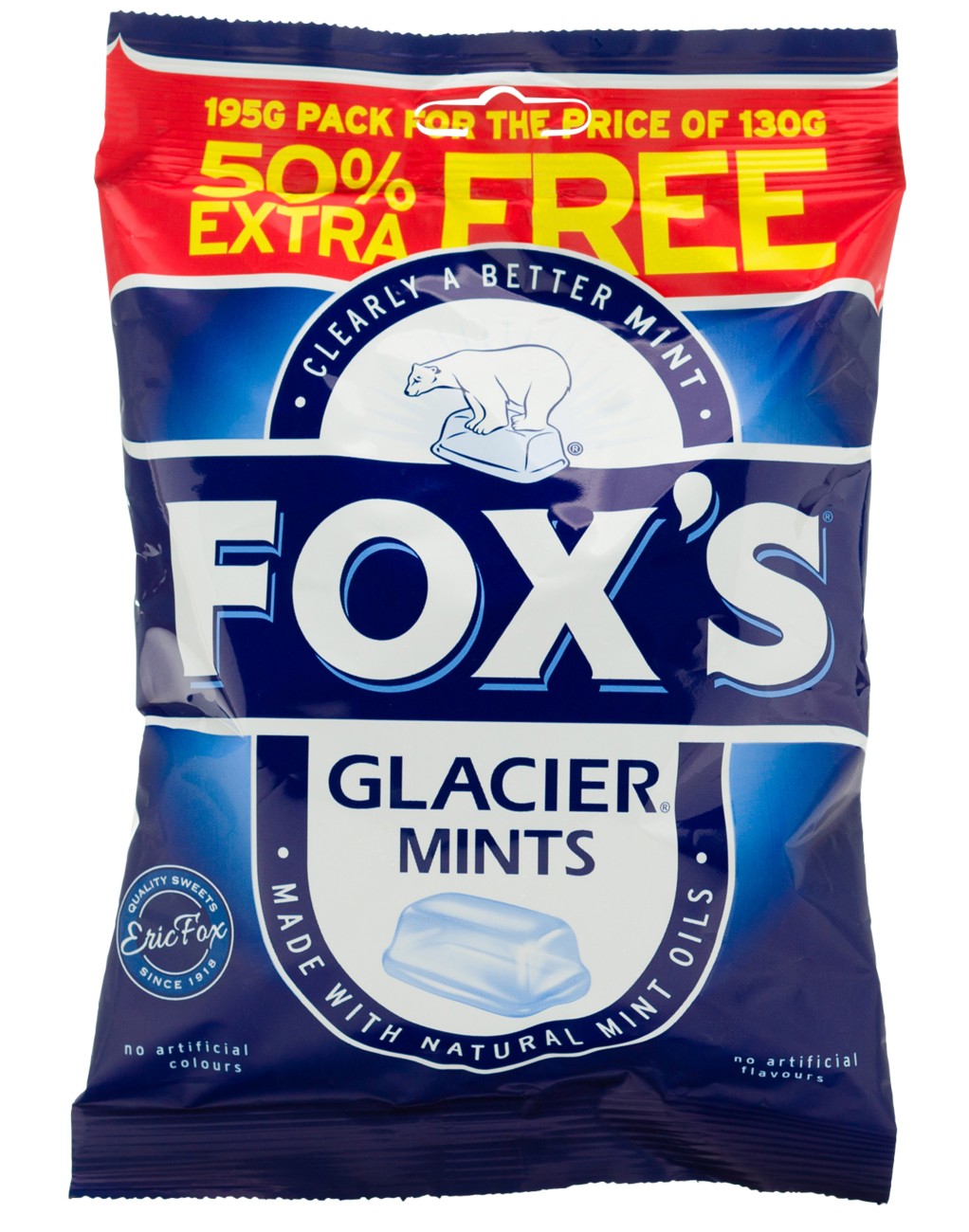 Fox's Sweets Glacier Mint 195G