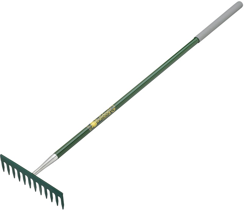 Garden Rake 12 Tooth Head Grey 1540 x 29 cm