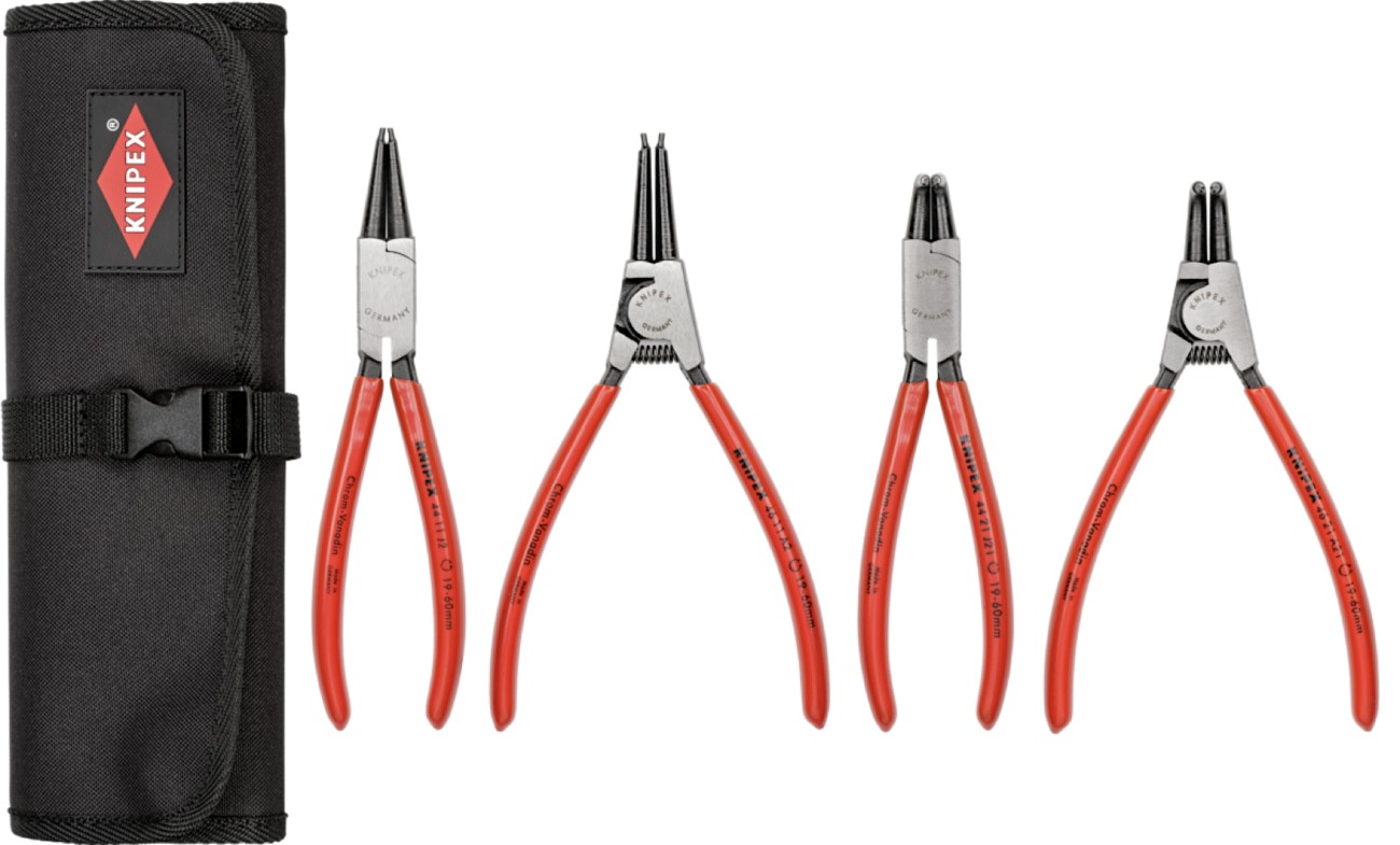 KNIPEX 00 19 56 Sicherungsringzangen-Set 4-teilig 1041349