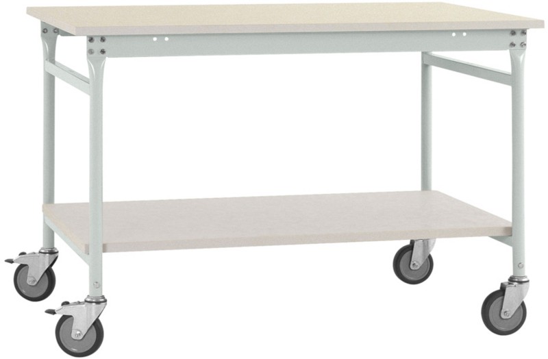 Manuflex Basis Mobiler Beistelltisch UDL 1.250 x 600 x 850 mm