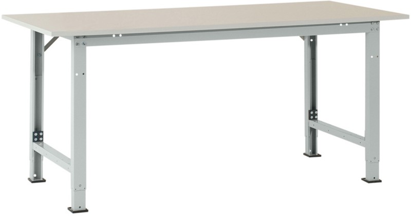 Manuflex Stationär Packtisch PACKPOOL Hellgrau 1.750 x 800 x 1.022 mm