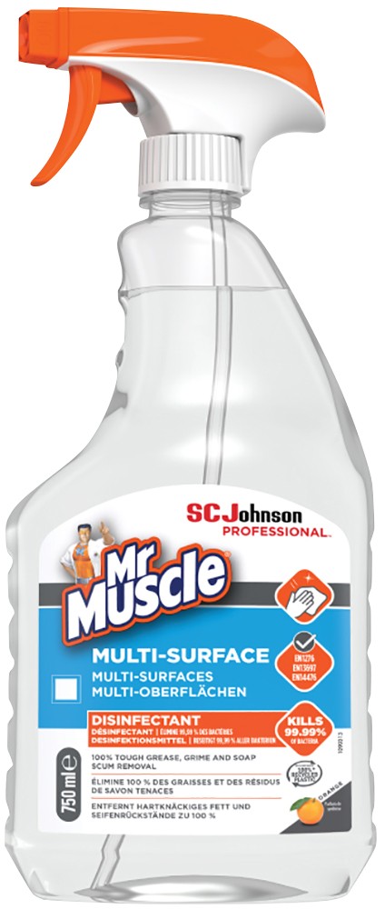 Mr Muscle Multipurpose Cleaner Spray Platinum 750 Ml