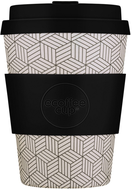 Ecoffee Cup Kaffeebecher Bonfrer 350 ml Schwarz, Braun