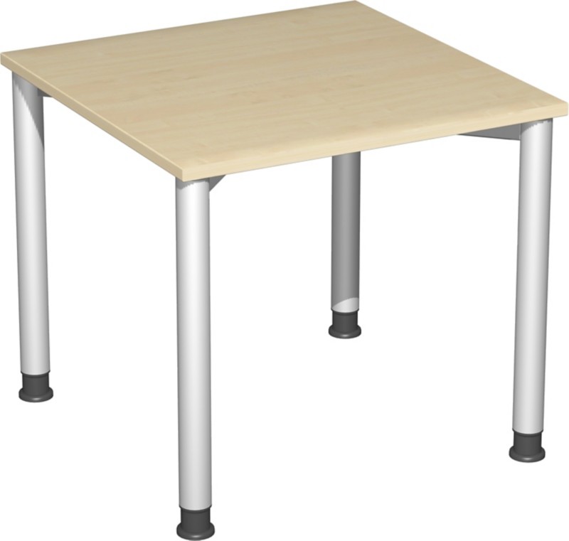 Speed Office Schreibtisch Rechteckig Ahorn 800 (B) x 800 (T) x 800 (H) mm MFC (Melaminbeschichtete Spanplatte)