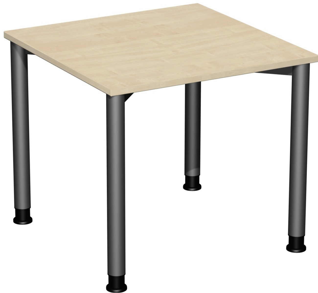 Speed Office Schreibtisch Rechteckig Ahorn 800 (B) x 800 (T) x 800 (H) mm MFC (Melaminbeschichtete Spanplatte)