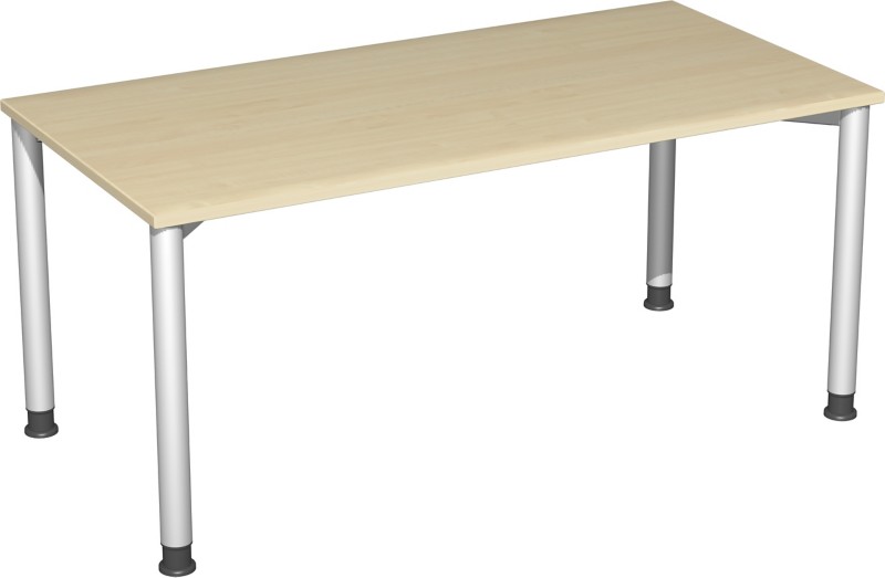 Speed Office Schreibtisch Rechteckig Ahorn 1.600 (B) x 800 (T) x 800 (H) mm MFC (Melaminbeschichtete Spanplatte)