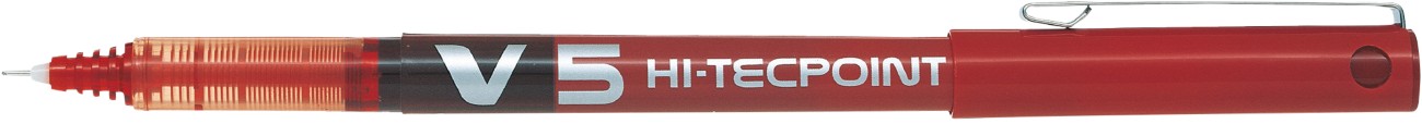 Pilot V5 Hi-Tecpoint Rollerball Pen Liquid Ink 0.5mm Tip 0.3mm Line - Image 7