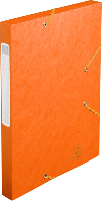 Exacompta Archivbox 18517H DIN A4 Karton 25 (B) x 33 (H) cm Orange 2,5 cm 25 Stück