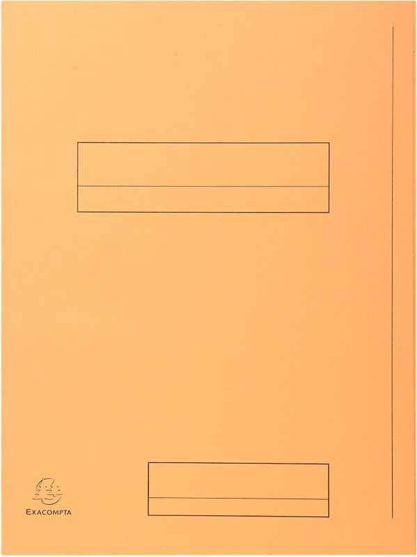 Thumbnail - Exacompta Präsentationsmappe 335002E DIN A4 Hellorange Karton 24 x 32 cm 250 Stück