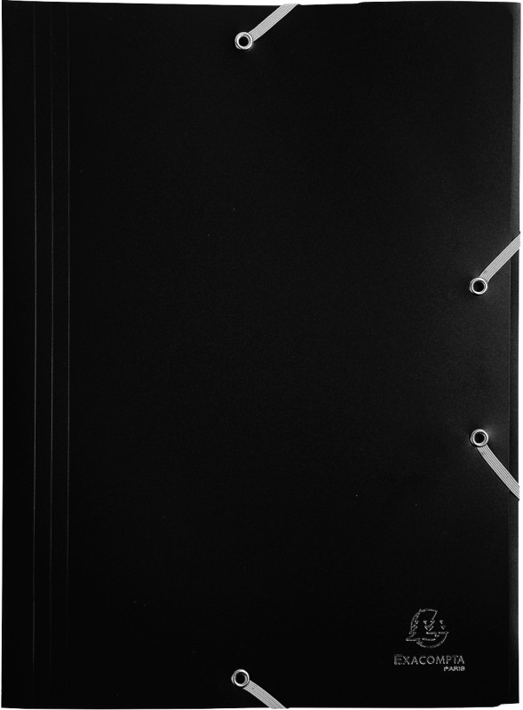 Thumbnail - Exacompta Sammelmappe 55901E DIN A4 Schwarz Polypropylen 24 x 32 cm 30 Stück