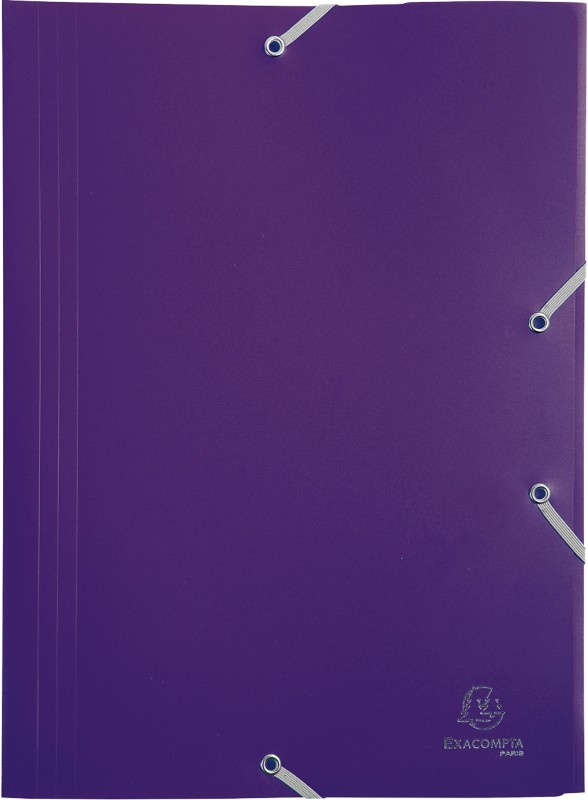 Thumbnail - Exacompta Sammelmappe 55918E DIN A4 Lila Polypropylen 24 x 32 cm 30 Stück