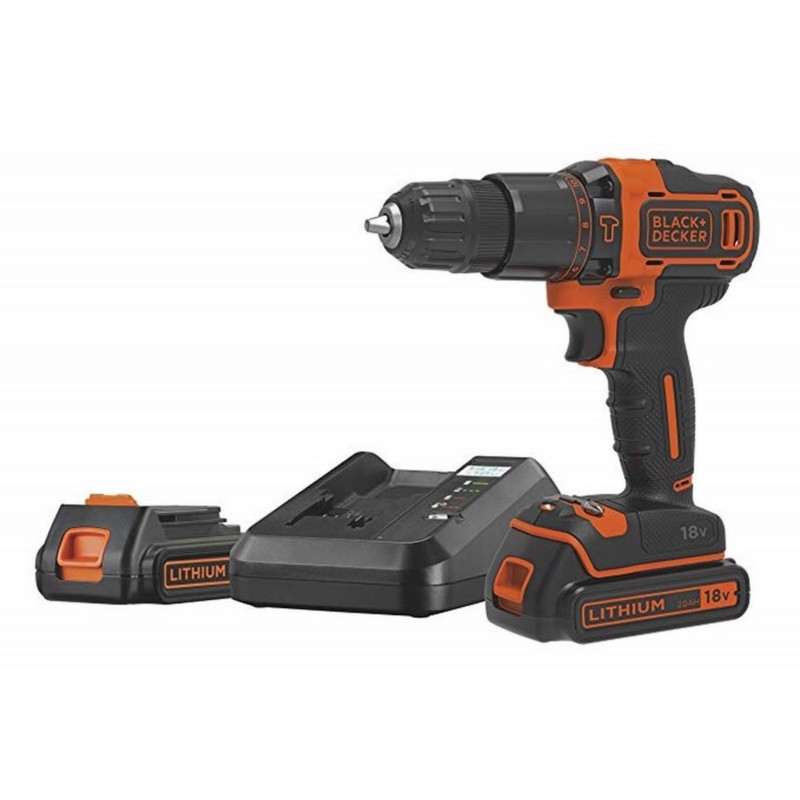 Thumbnail - BLACK+DECKER BL188KB-QW 18 V 1500 mAh Akku-Schlagbohrmaschine