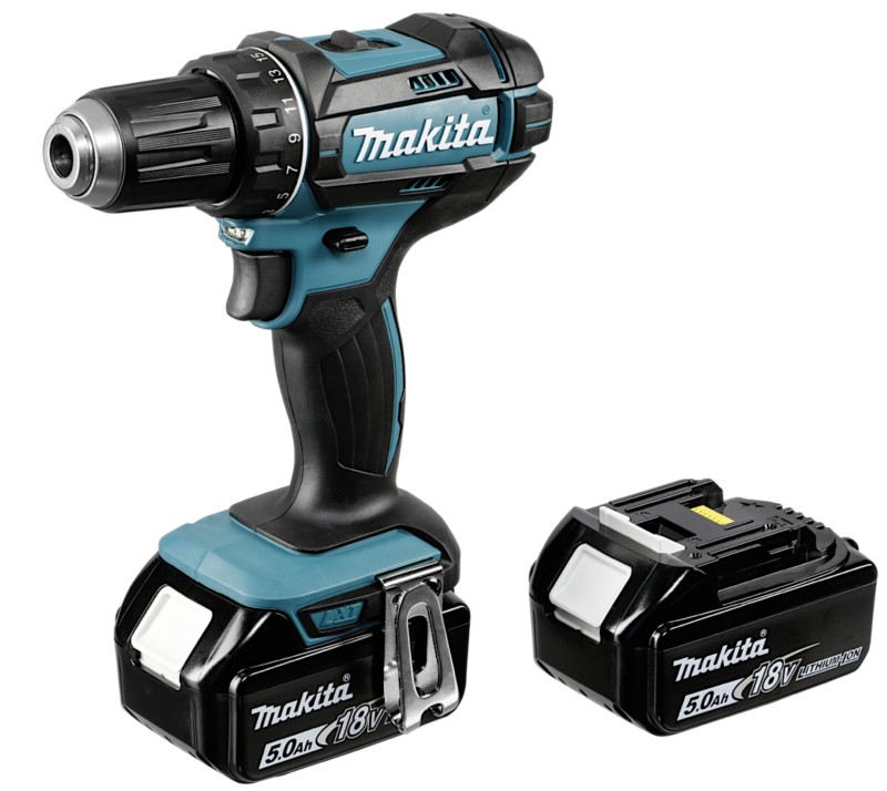 Makita DDF482RTJ 18V 2x BL1850B Akku-Bohrschrauber