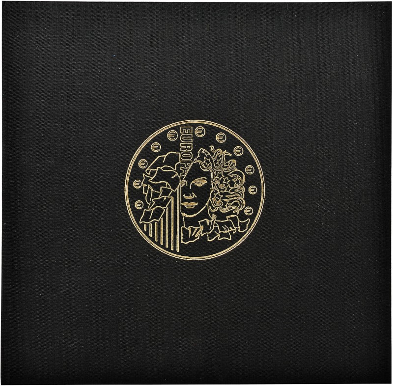 Thumbnail - Münzalbum 24,5x25cm Schwarz 5 Seiten x 43 Fächer