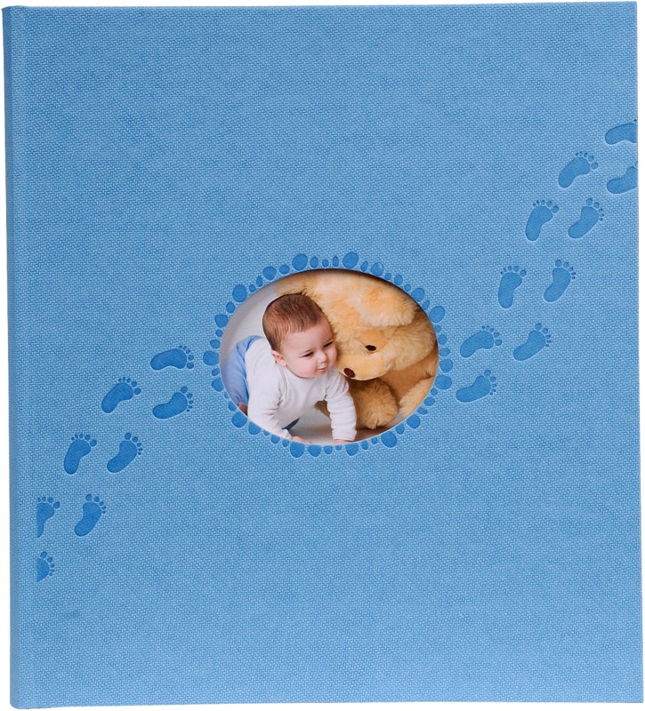 Fotoalbum Piloo 29x32 Blau 60 Seiten 300 Fotos
