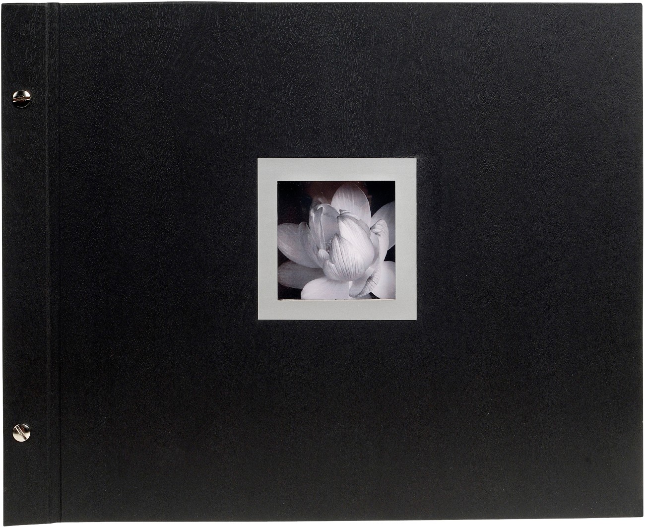 Exacompta Photo Album Screwbound Ceremony 290 X 370 Mm Black 40 Pages 160 Photos