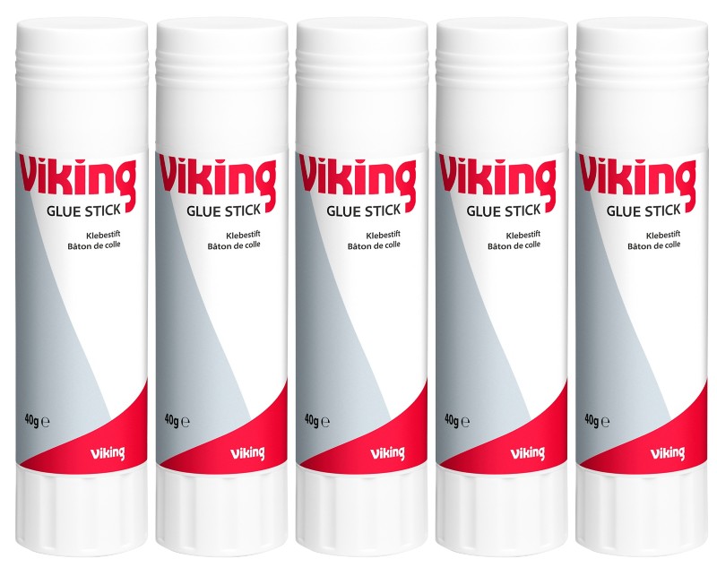 Viking Klebestift Transparent 1051100 5 Stück à 40 g