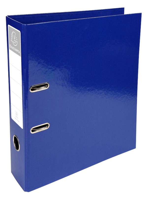 Thumbnail - Exacompta Iderama Breit Ordner DIN A4 70 mm Dunkelblau 2 Ringe 53622E PVC (Polyvinylchlorid) Hochformat 10 Stück