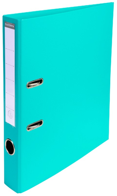 Thumbnail - Exacompta Prem Touch Schmal Ordner DIN A4 50 mm Hellgrün 2 Ringe 53503E Pappkarton, PP (Polypropylen) Hochformat 10 Stüc...