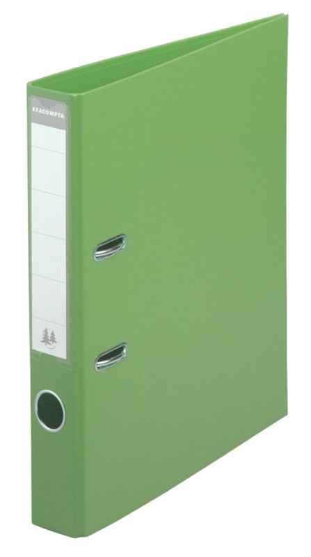 Thumbnail - Exacompta PremTouch Schmal Ordner DIN A4 50 mm Anisgrün 2 Ringe 53556E Kunststoff Hochformat 10 Stück