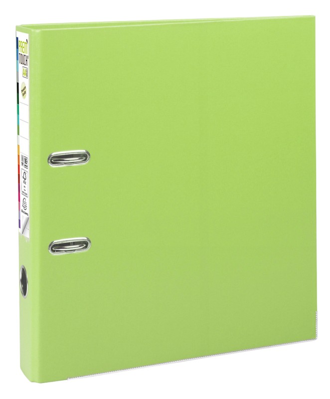 Thumbnail - Exacompta Prem Touch Schmal Ordner DIN A4 50 mm Anisgrün 2 Ringe 53156E Kunststoff Hochformat 10 Stück