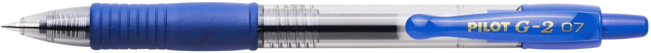 Pilot Super Grip G2 07 Retractable Rollerball Pen Blue 0.4 Mm Medium Rollerball Refillable Pack Of 12