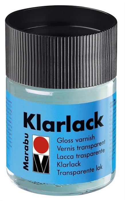 Marabu Farbloser Klarlack Transparent 50 ml