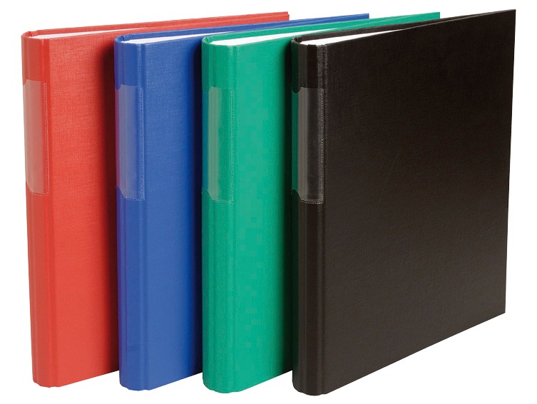 Exacompta Ringbuch 2 Ringe Kaschierter Karton PP 32 x 27 cm DIN A4 Farbig sortiert 20 Stück